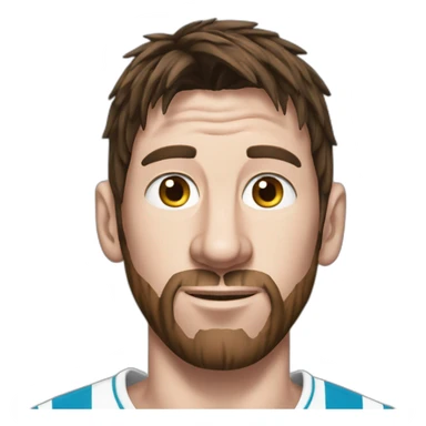 Realistic-Messi-in-pijamas sticker