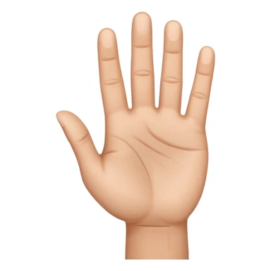 haz una mano que sea así 👇🏽 pero al revés sticker