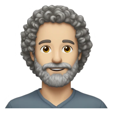 irish solo gp vc investor curly hair beard sticker