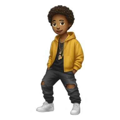 Streetwear kid sticker