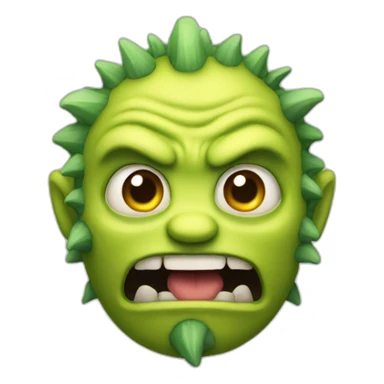 Monstruo enfadado sticker