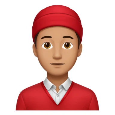 4k high quality medic man dress in red sticker