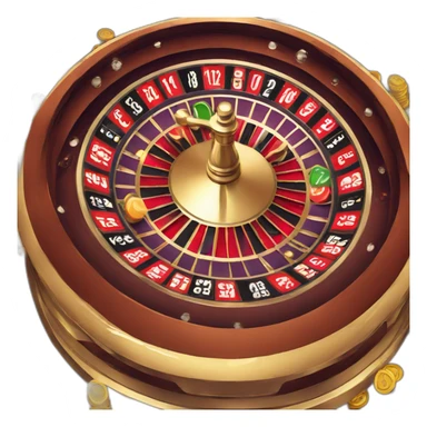 roulette casino sticker