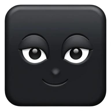 Black notion logo sticker