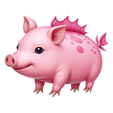 Pig in Axolotl  sticker