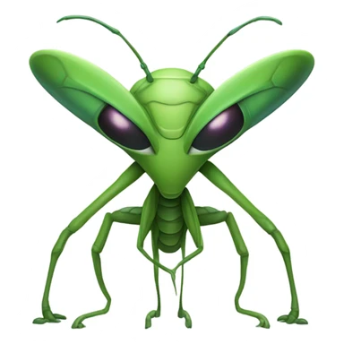 elohim alien  mantis sticker