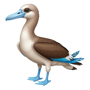 Blue-footed booby sticker