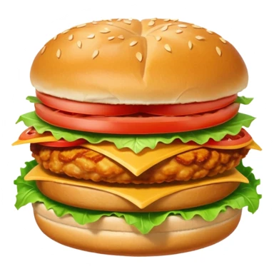 Spicy stacked chicken sandwich sticker