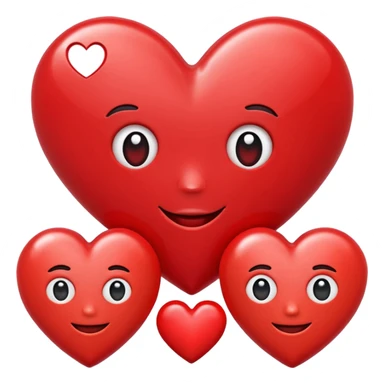 Susunkan aku emoji menjadi sebuah gambar love sticker