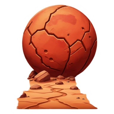 mars planet sticker