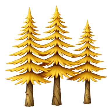 Golden larches sticker
