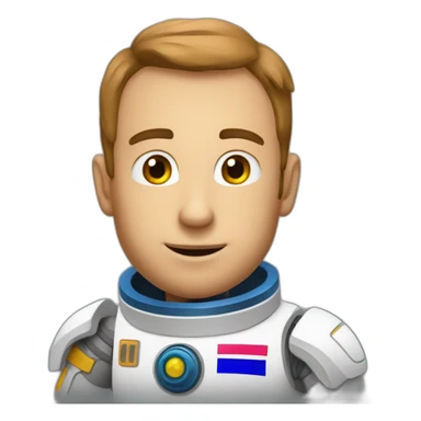 florian joyeux dans l'espace sticker