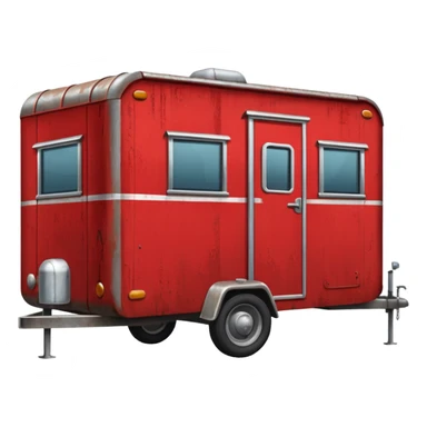 Tráiler rojo sticker