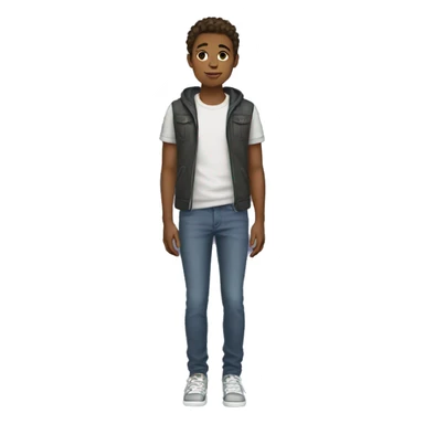 full length teenager sticker