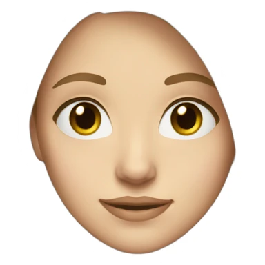 woman middle parting light hair, blue-green eyes sticker