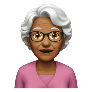 75 year old woman sticker