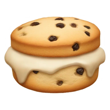 beige scone sticker