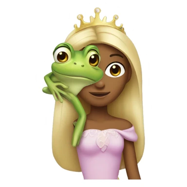 Princess and frog  sticker