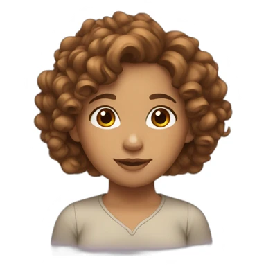 girl-tan-brown-hair-curly sticker