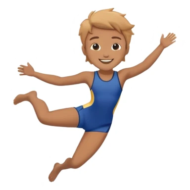 pool of water labeled “Confidence.” Instead of hesitating, they count 5-4-3-2-1 and jump in, representing taking action despite fear. sticker