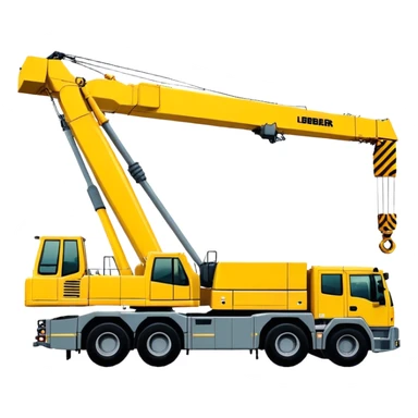 Crane - Liebherr LTM 1200-5.1 (Model Year: 2022) (Iconic colour: Yellow) sticker