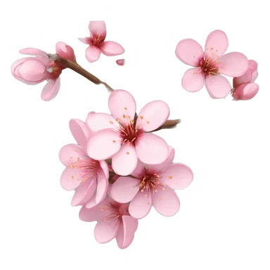 Cherry blossom flower sticker