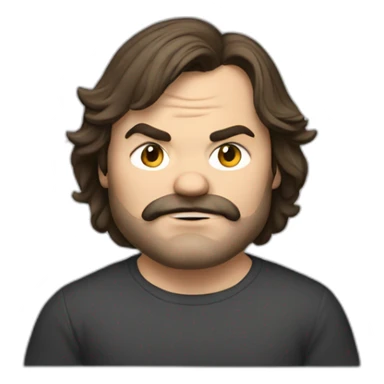 jack black t-shirt sticker