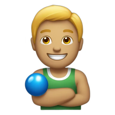 Jugar billar sticker