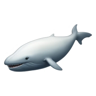Moby dick whale sticker