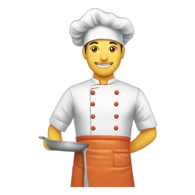 tablier de cuisinier sticker