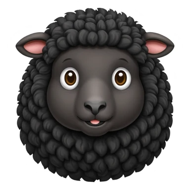 Black sheep sticker