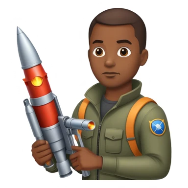 a nigga with a rocket launcher sticker
