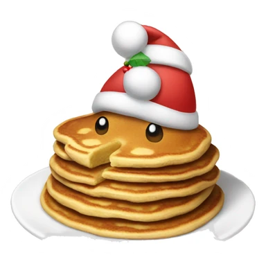 christmas pancake sticker