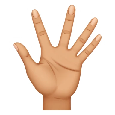 W hand sign sticker