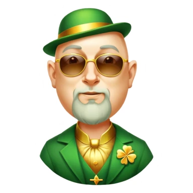 Celebratory Leprechaun sticker