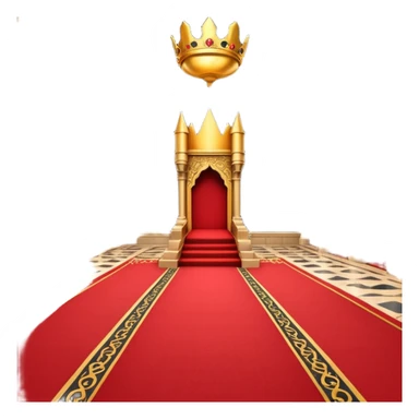 throne room in castle sticker