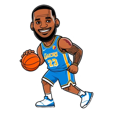 LeBron James  sticker