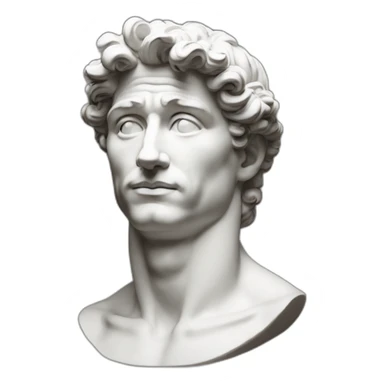 david by michelangelo full sticker