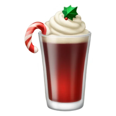 Christmas drink sticker