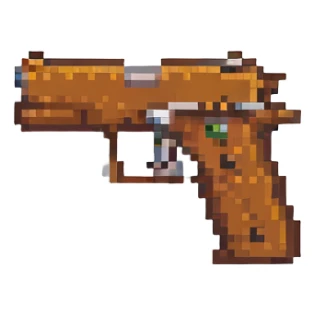 A gun emoji sticker
