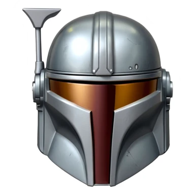 the mandolarian helmet sticker