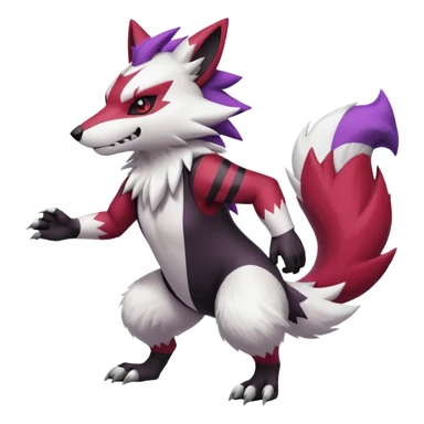 Skuntank-Obstagoon-Zangoose-fusion, full body sticker