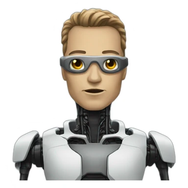 Skynet personified sticker