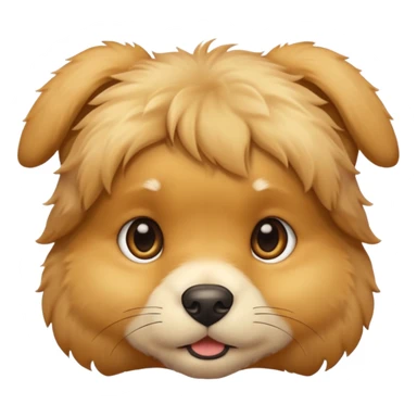Golden Baby puppy face 🐶 sticker