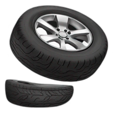 punctured tire sticker