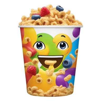 cereal box sticker