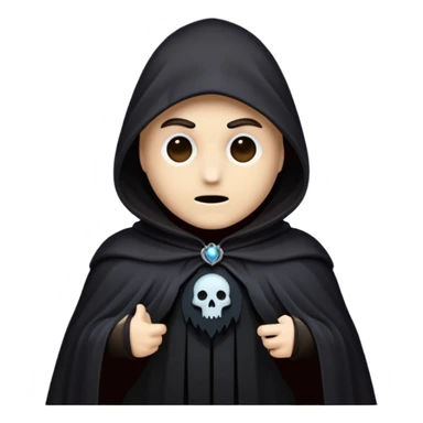 Shadowy Phantom with Cloak sticker