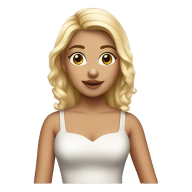 A pretty girl in a pretty very short dress and very high heels  sticker