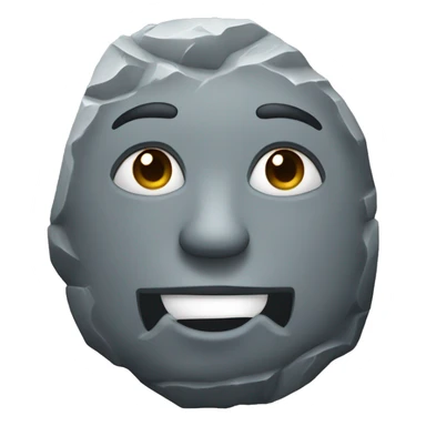 Stone with salue sticker