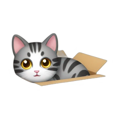 noodle box cat animated sticker